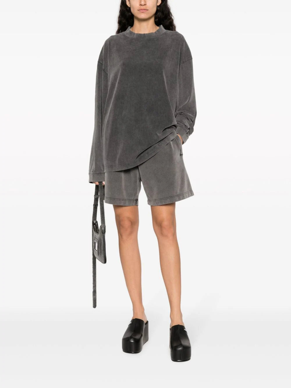 Acne Studios  faded-effect cotton sweatshirt