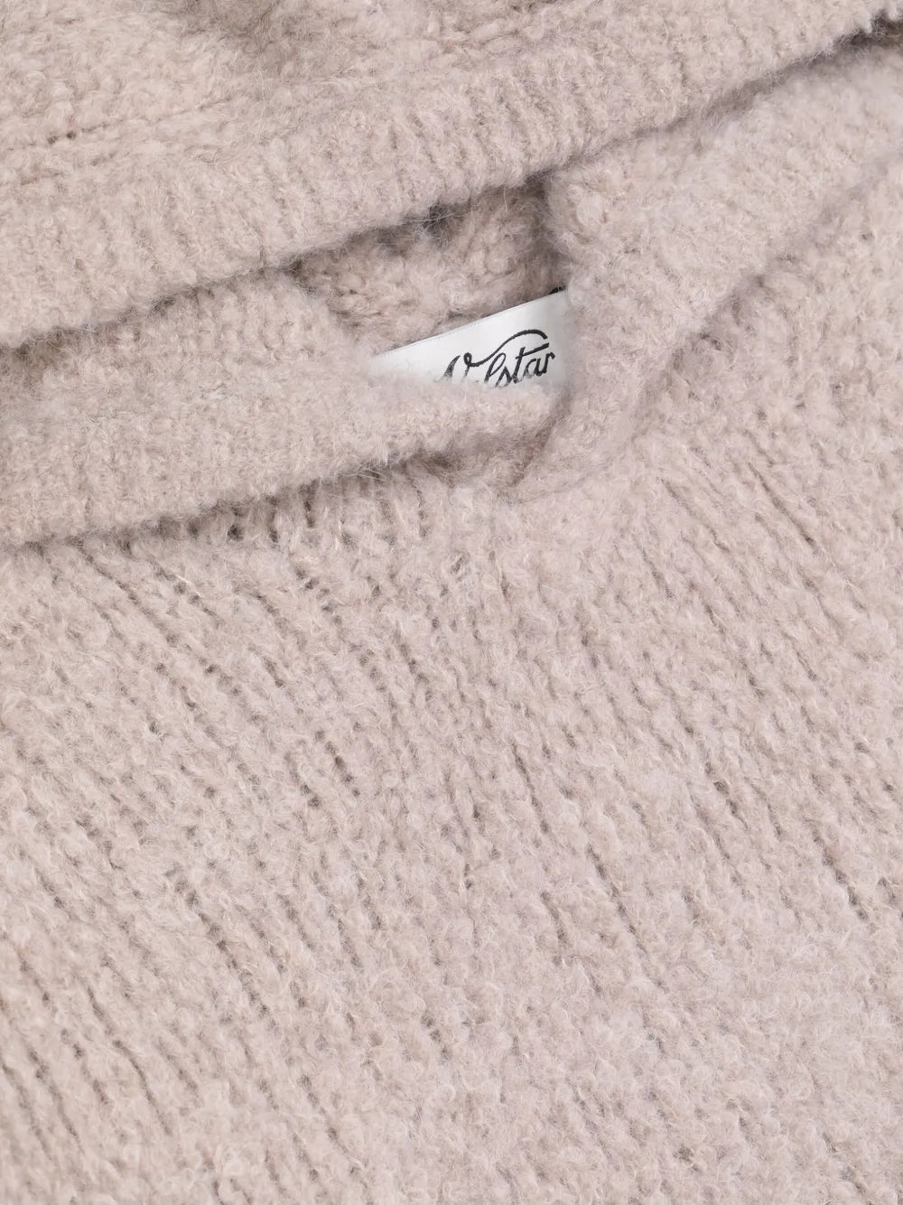 Valstar hooded ribbed-knit sweater