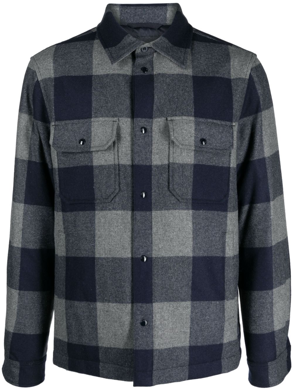 Woolrich  check-pattern shirt jacket
