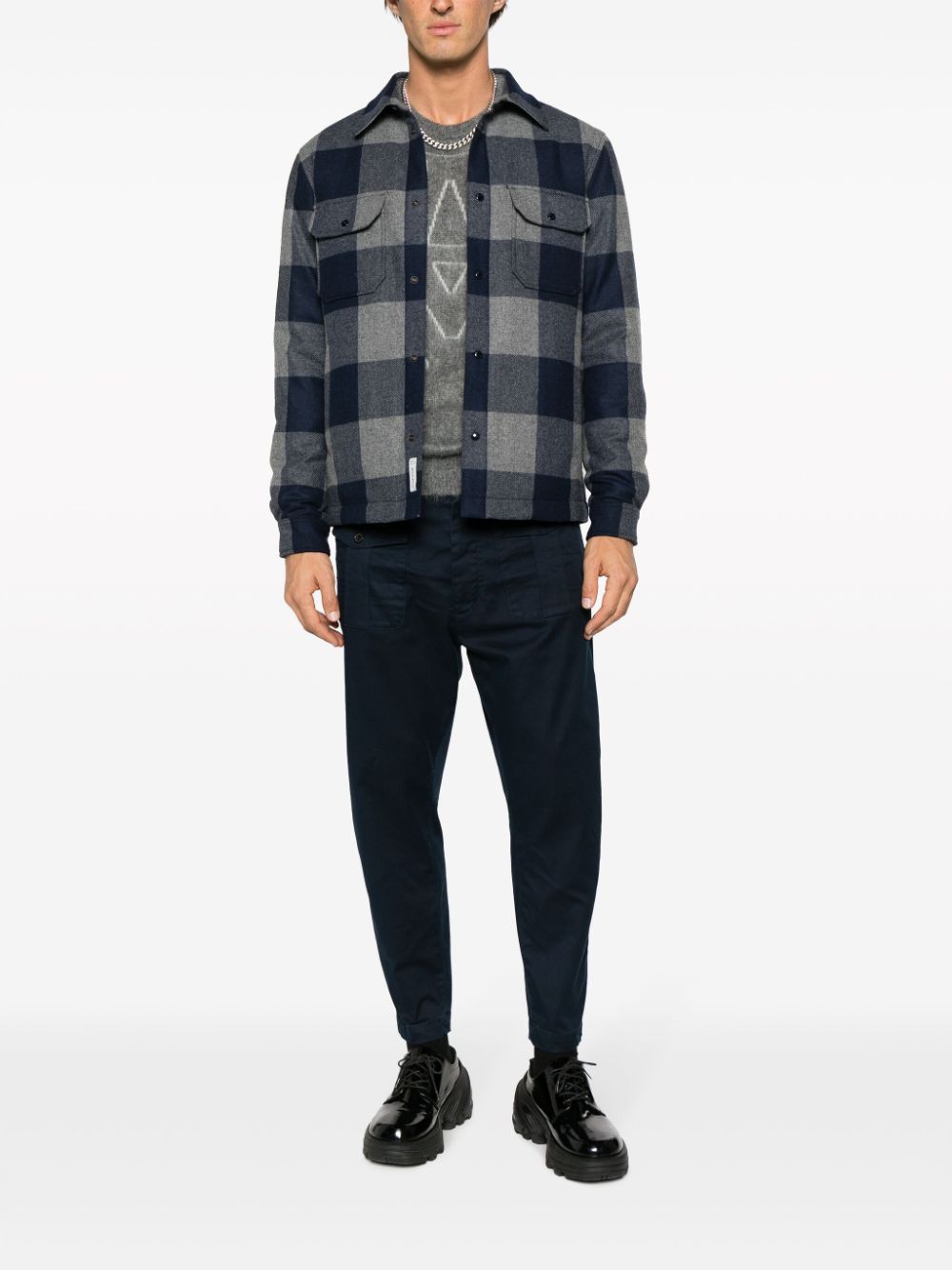 Woolrich check-pattern shirt jacket - Image 2