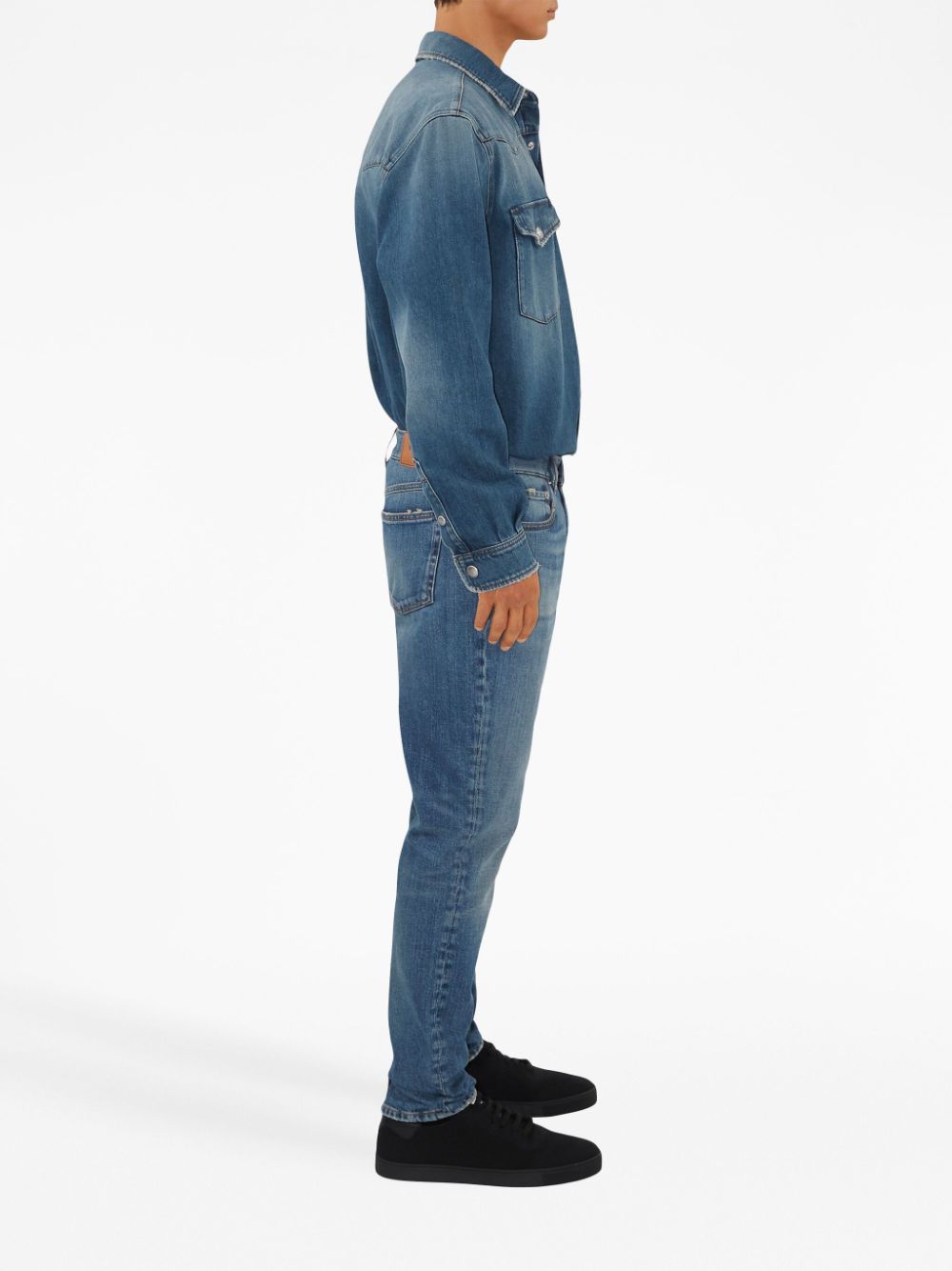 Burberry long-sleeve denim shirt