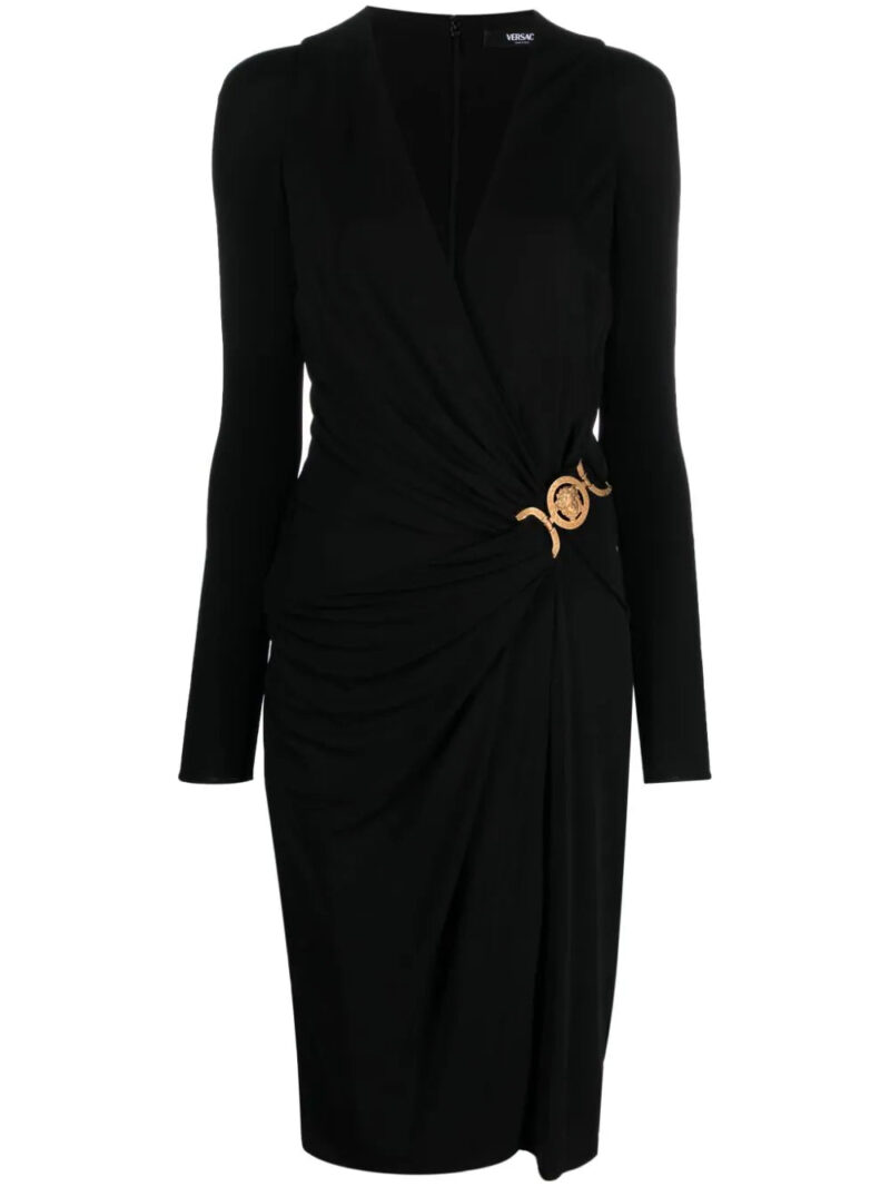 Versace  Medusa '95 midi wrap dress
