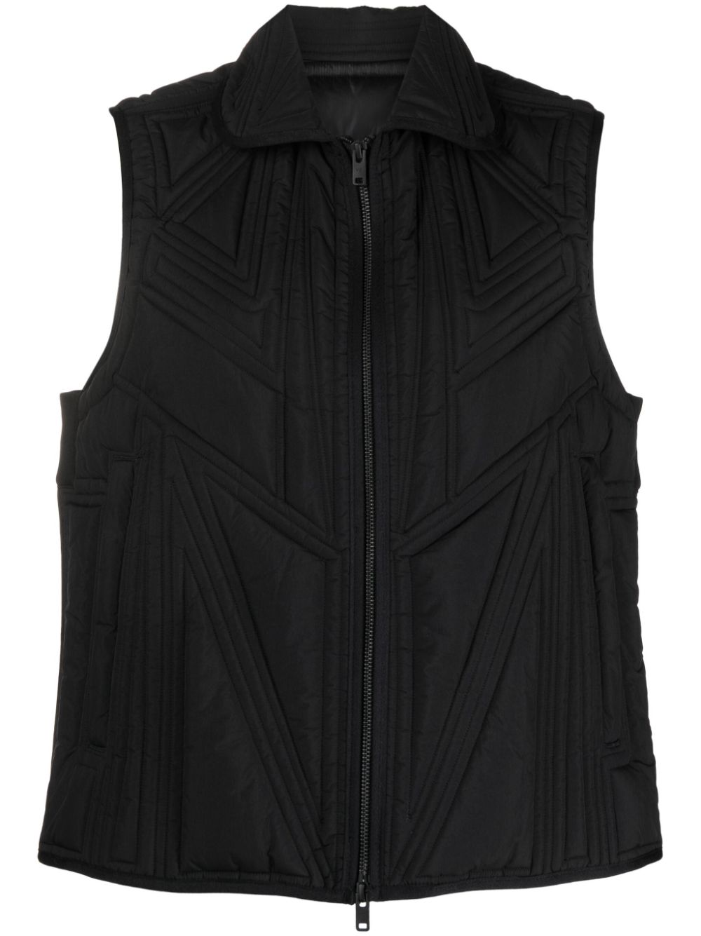 Y-3  geometric padded gilet