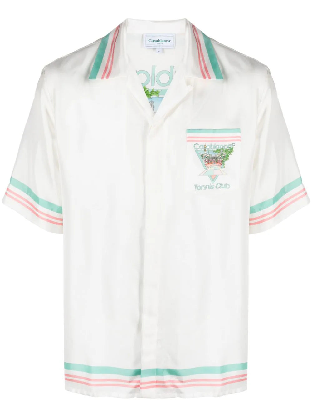 Casablanca  Tennis Club Icon silk shirt