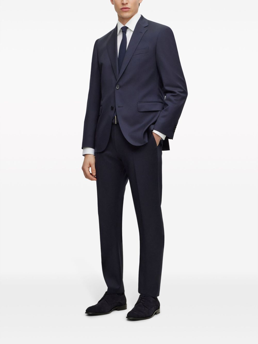 BOSS  single-breasted fitted blazer