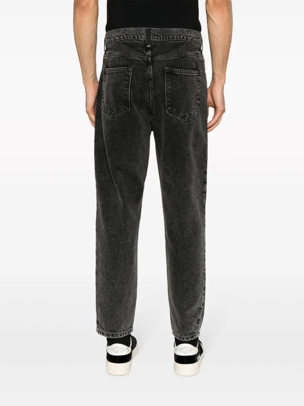 AMISH  mid-rise tapered-leg jeans
