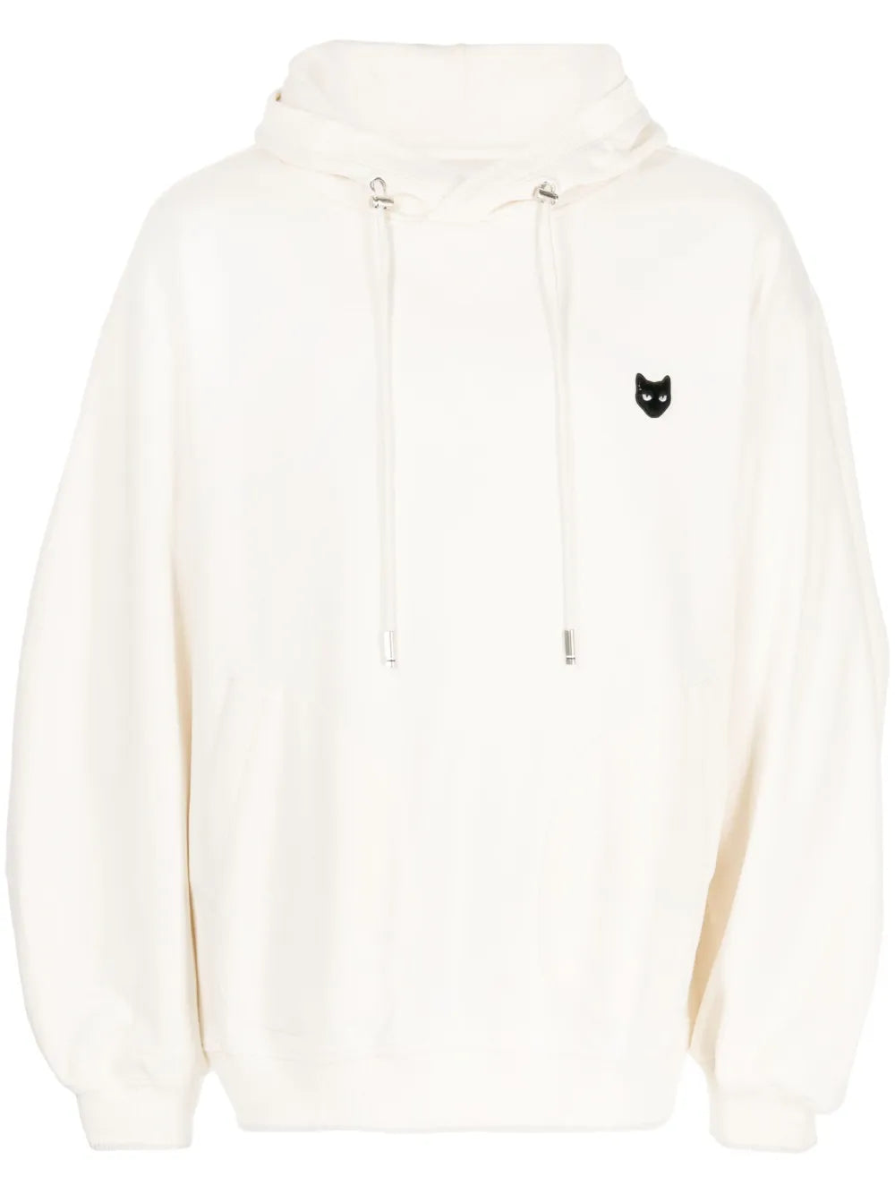 ZZERO BY SONGZIO  Panther-patch cotton hoodie