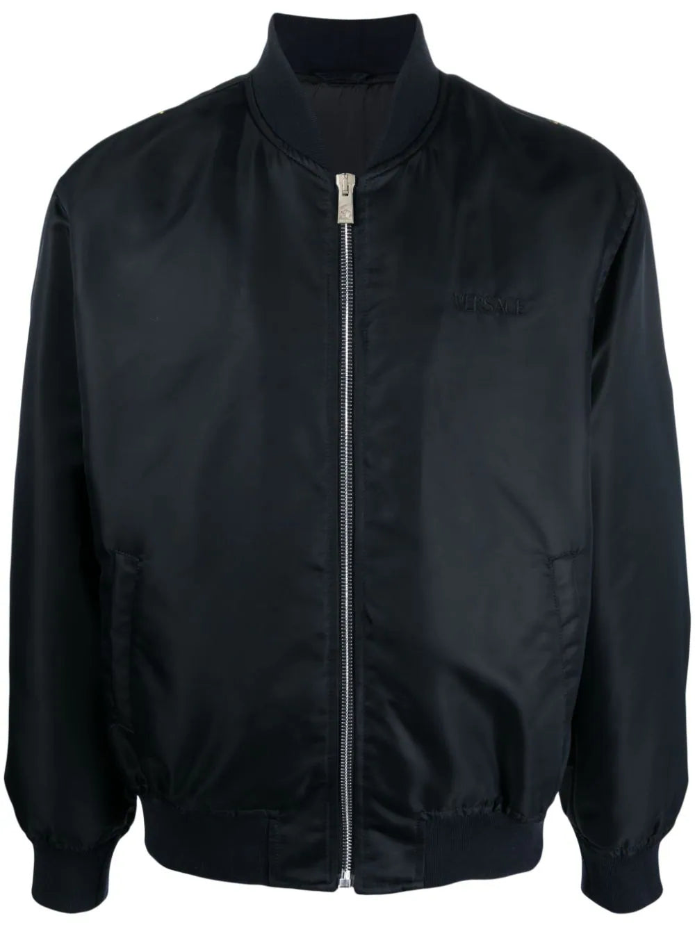 Versace  graphic-print bomber jacket