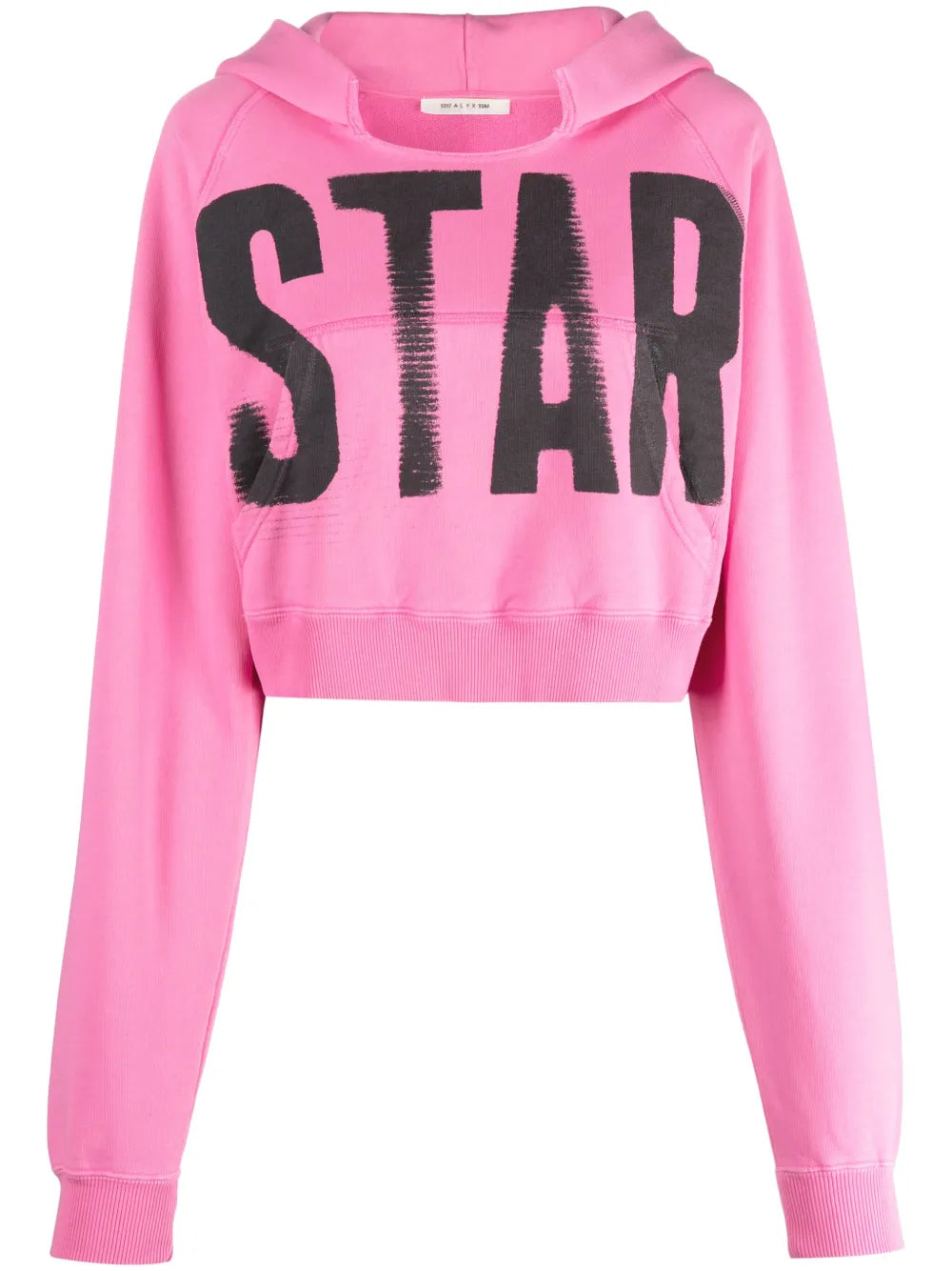 1017 ALYX 9SM  graphic-print cropped hoodie
