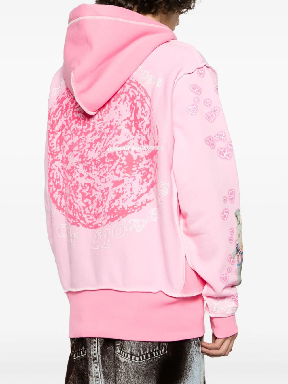 Advisory Board Crystals  Flowers Forever graphic-print hoodie