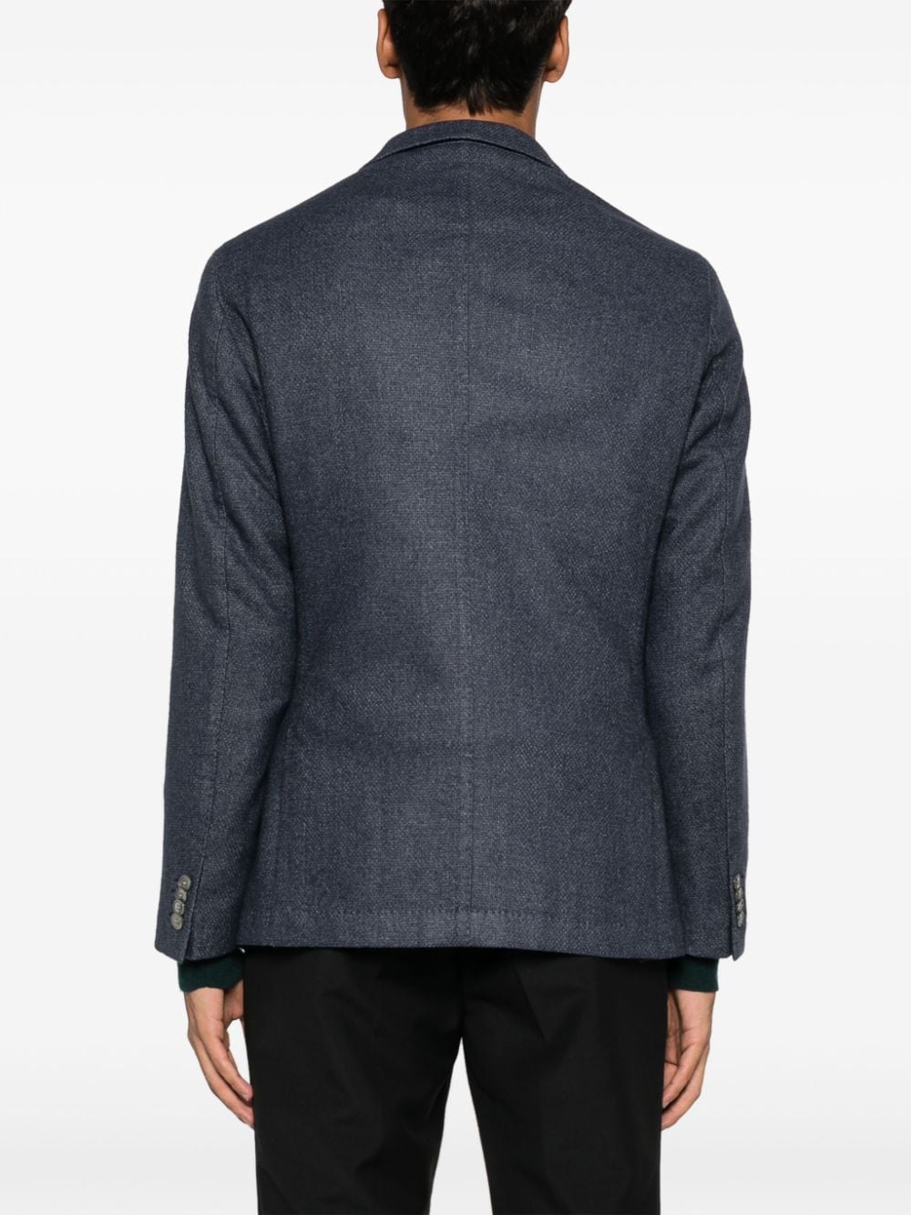 BOSS notched-lapel single-breasted blazer