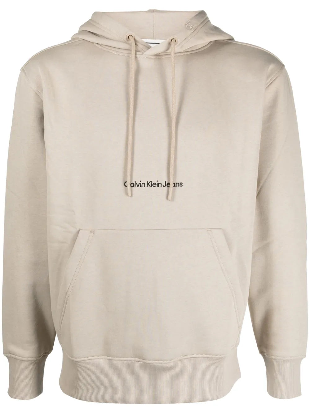 Calvin Klein Jeans  logo-embroidered long-sleeve hoodie