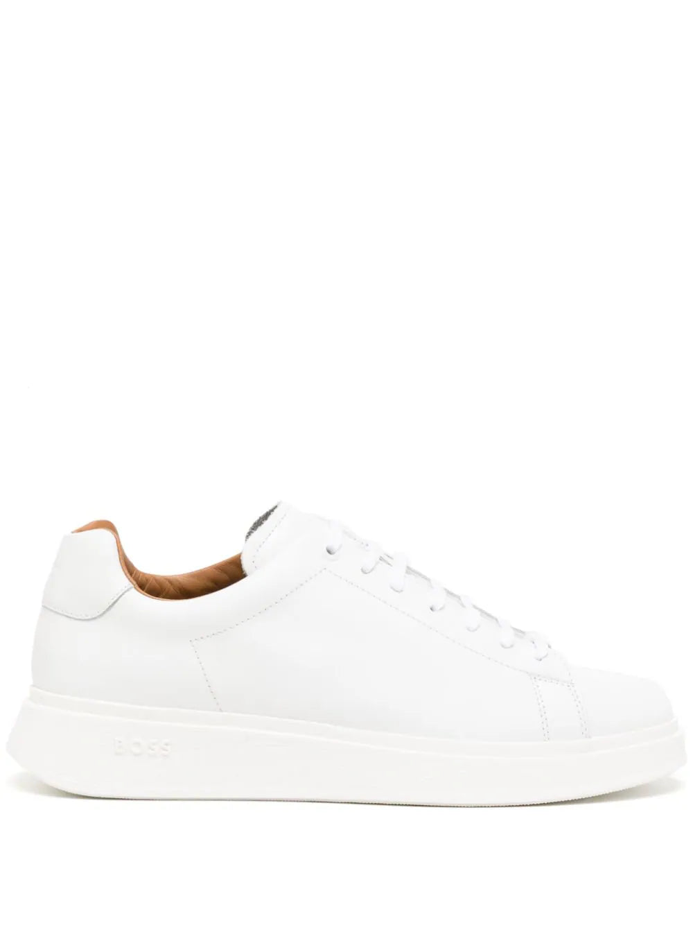 BOSS  lace-up leather sneakers