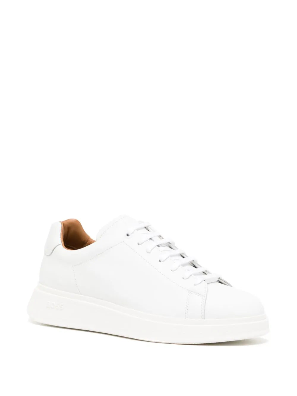 BOSS lace-up leather sneakers