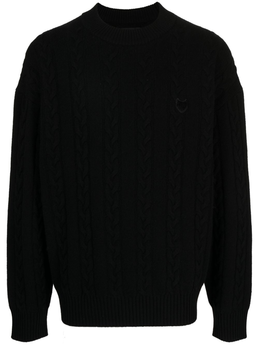 ZZERO BY SONGZIO  Panther cable-knit jumper