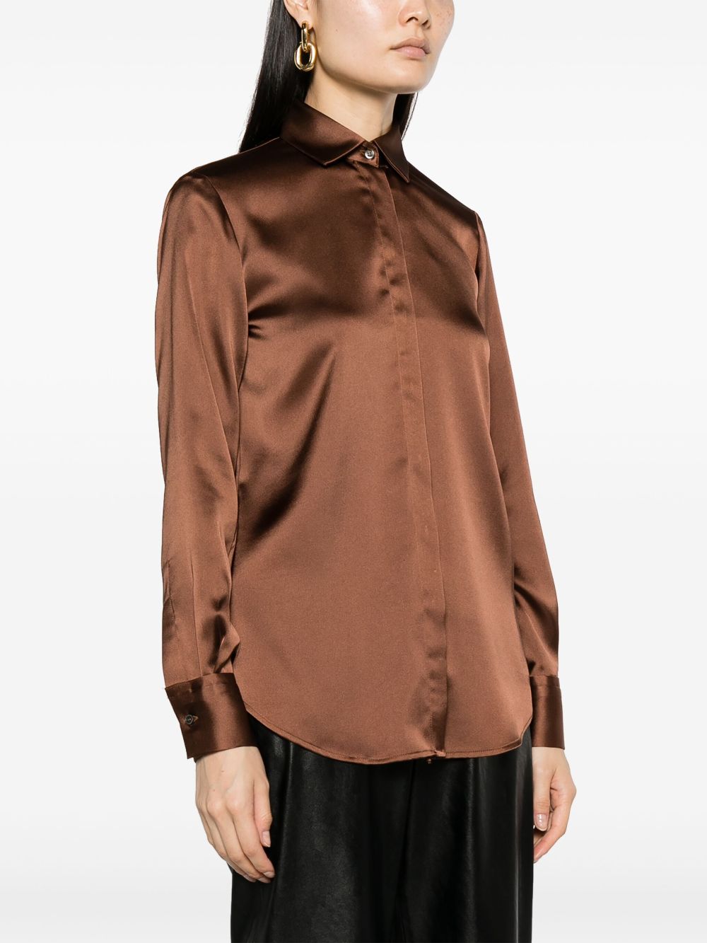 Blanca Vita  Calicanto satin shirt
