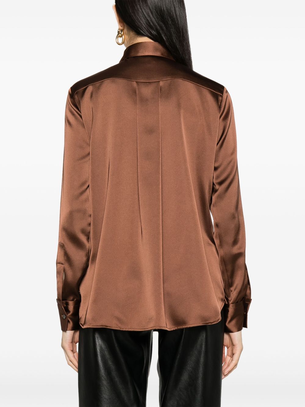 Blanca Vita  Calicanto satin shirt