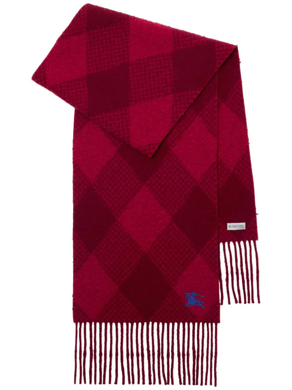 Burberry  argyle check-pattern wool scarf