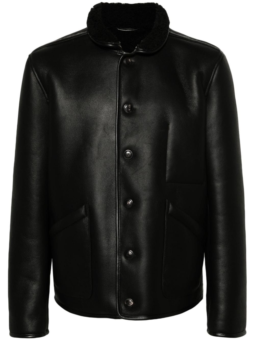 YMC  Brainticket leather jacket