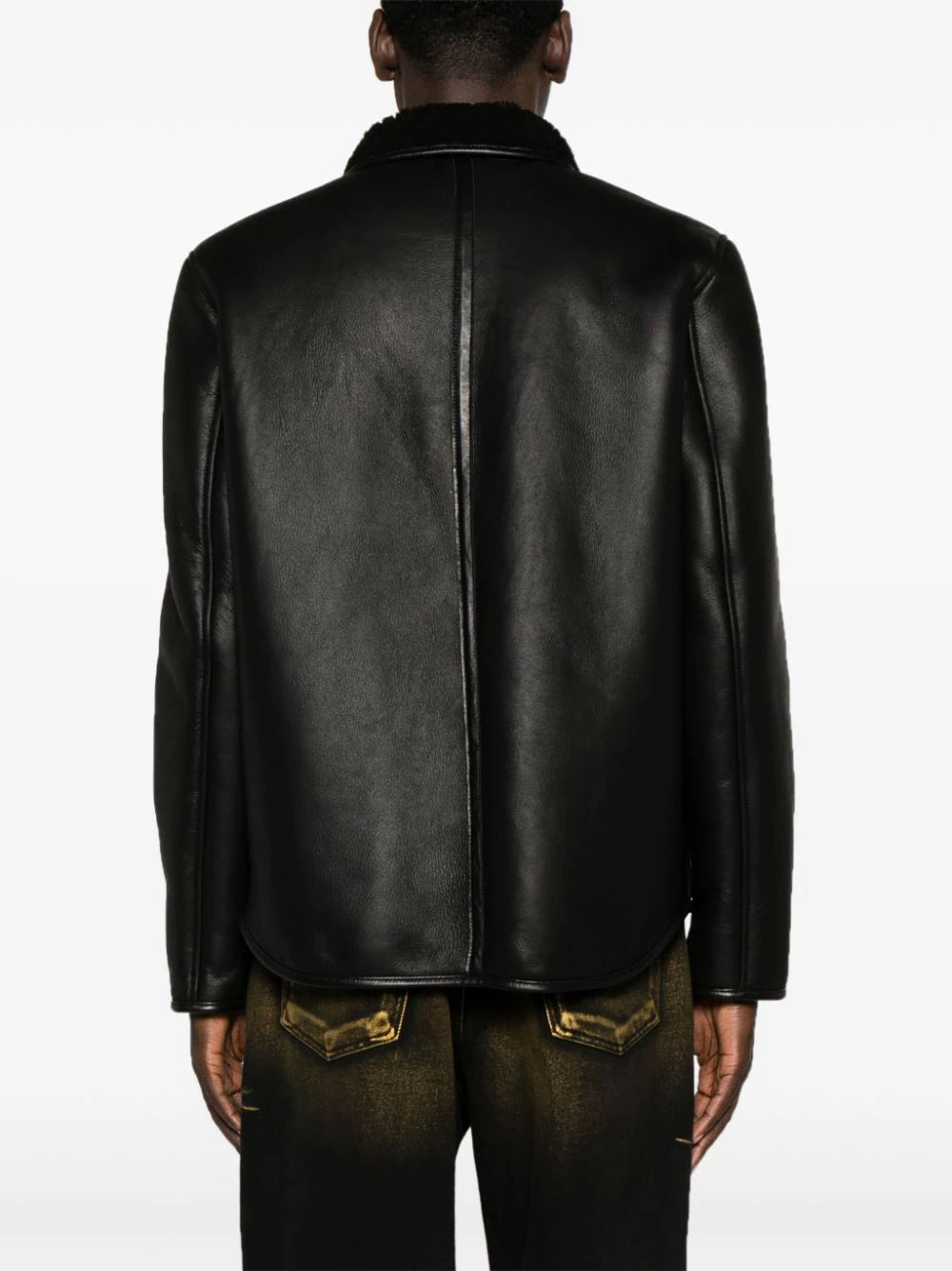 YMC  Brainticket leather jacket