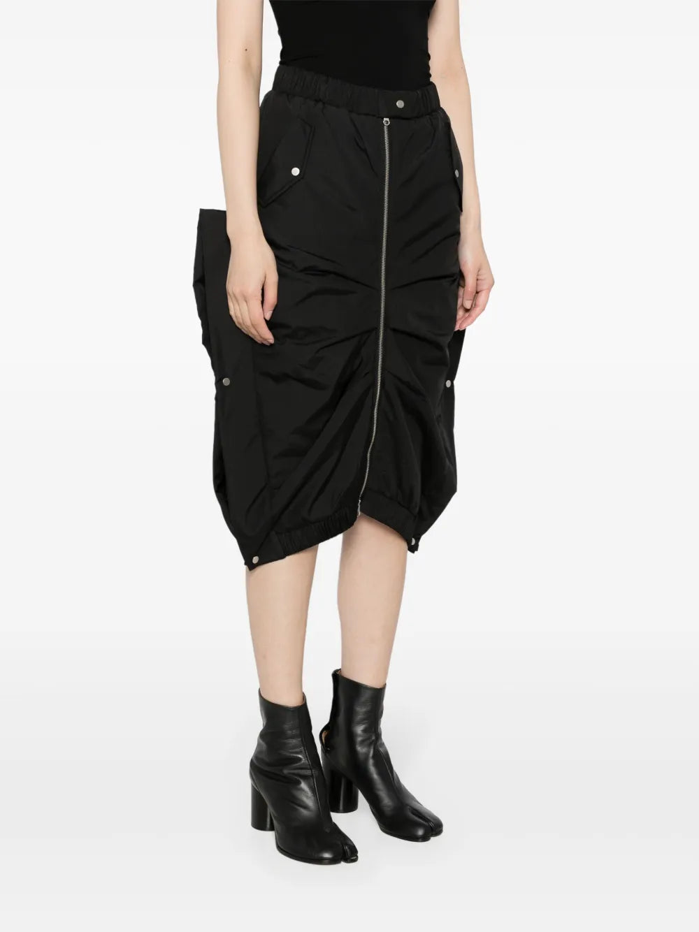 Besfxxk elasticated midi skirt