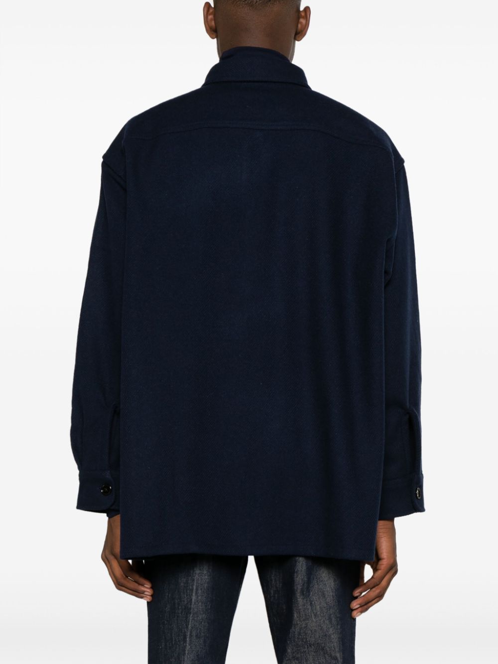 AMI Paris  wool-blend shirt jacket