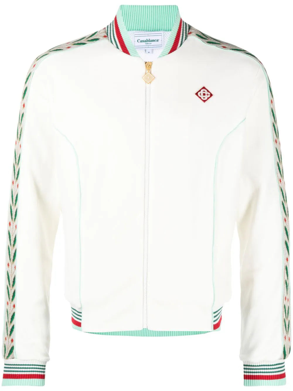 Casablanca Laurel logo-patch track jacket