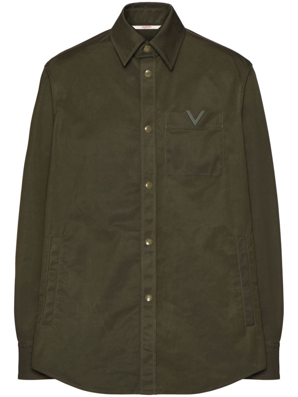 Valentino Garavani V-detail shirt jacket