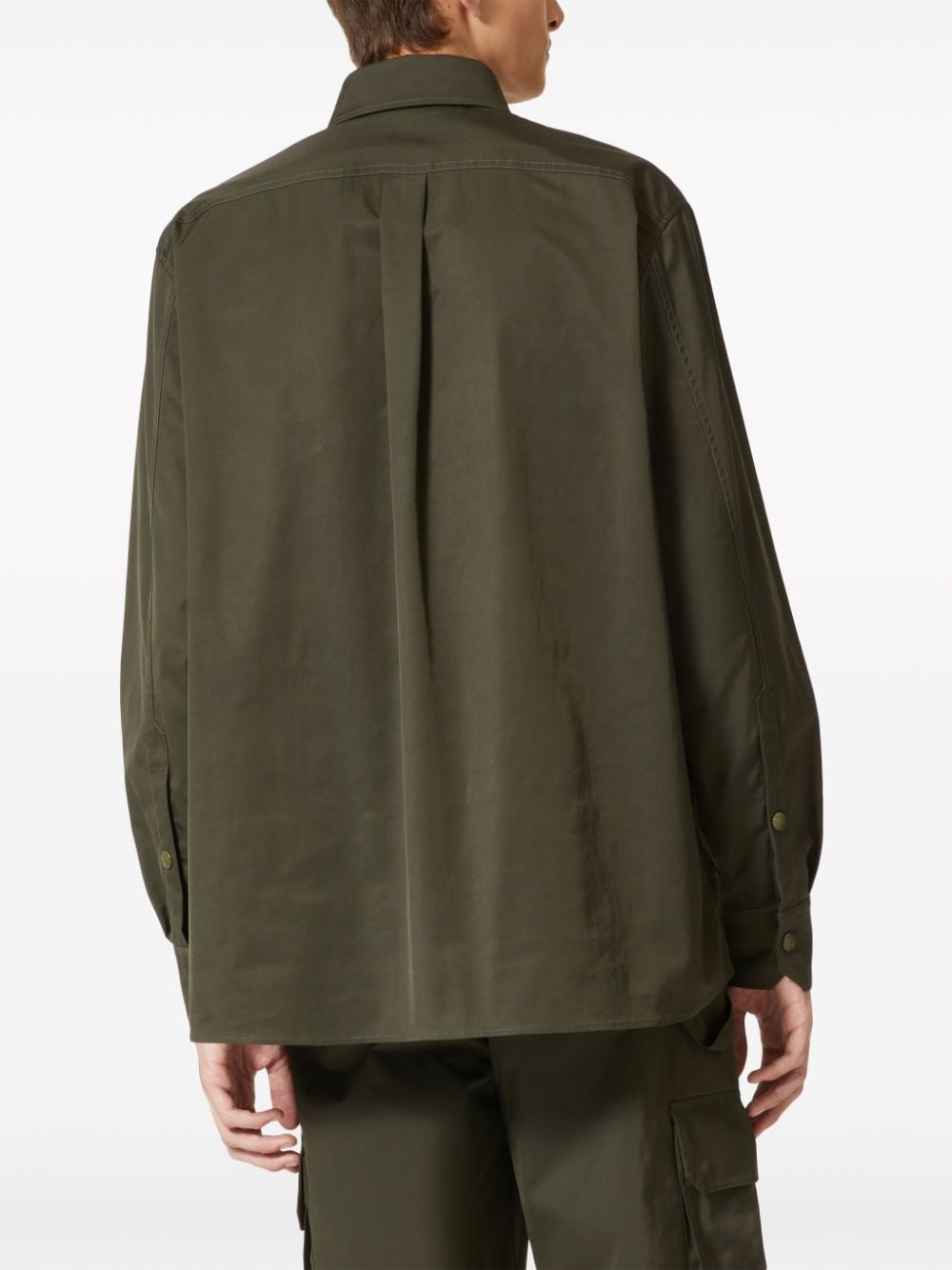 Valentino Garavani V-detail shirt jacket
