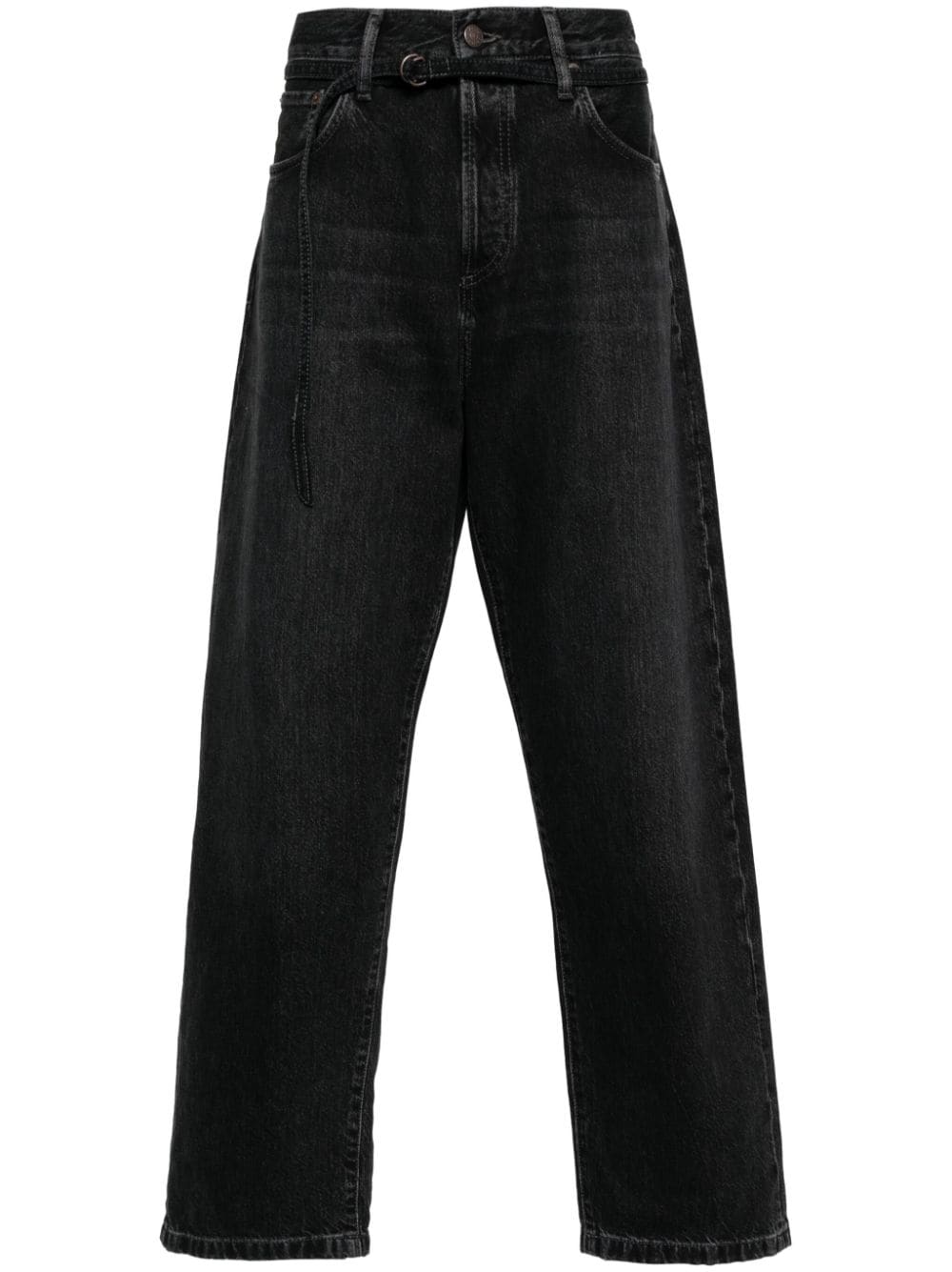 Acne Studios  mid-rise wide-leg jeans