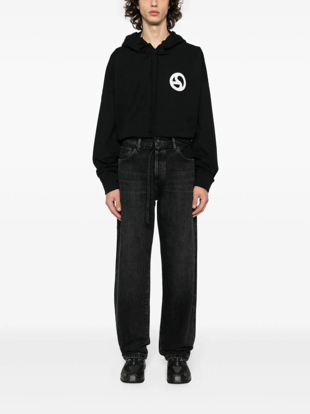 Acne Studios  mid-rise wide-leg jeans