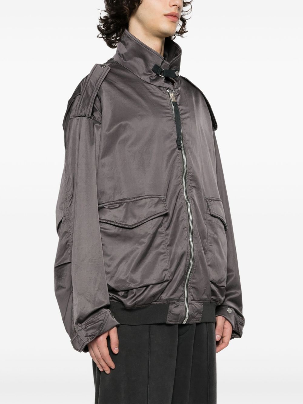 Acne Studios satin bomber jacket