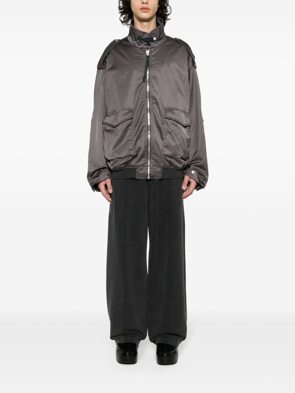 Acne Studios satin bomber jacket