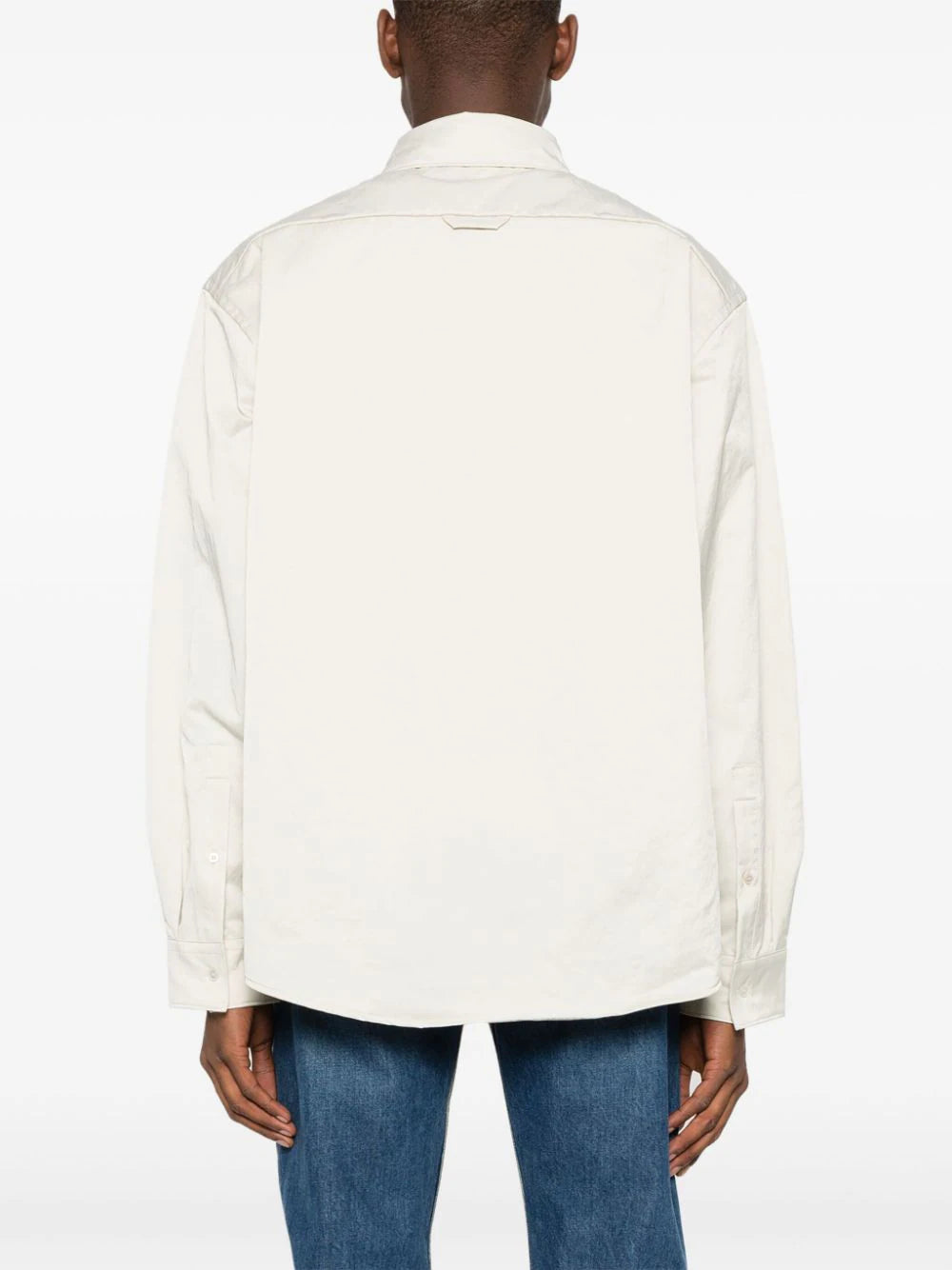 Acne Studios  straight-point collar button-down shirt