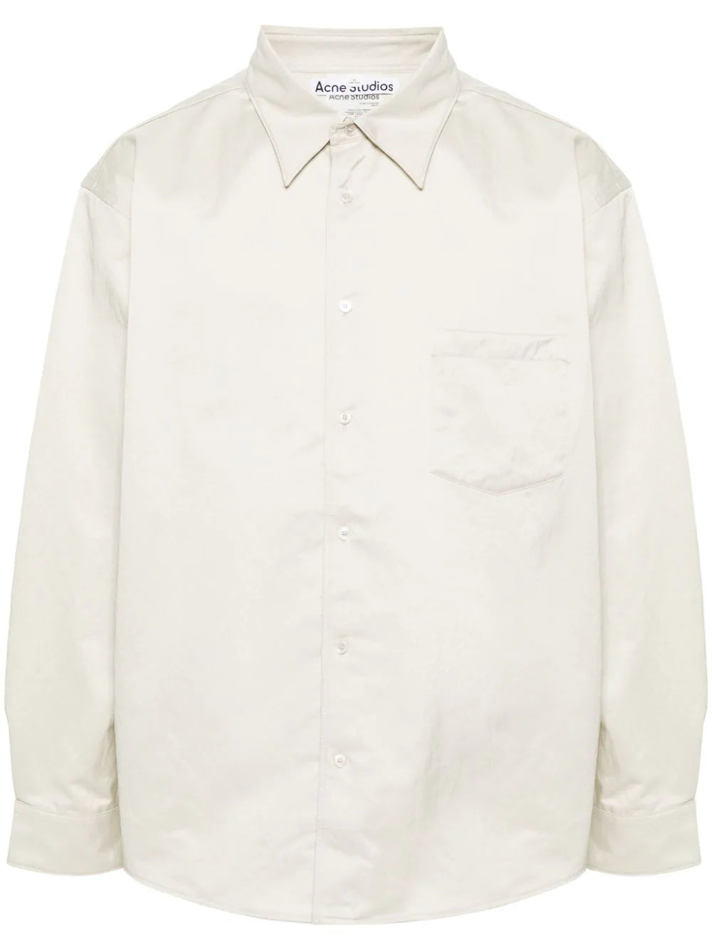 Acne Studios  straight-point collar button-down shirt