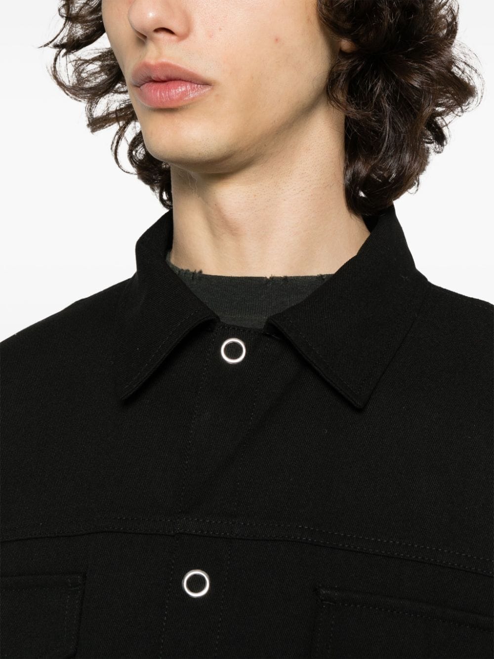 Acne Studios classic-collar shirt jacket