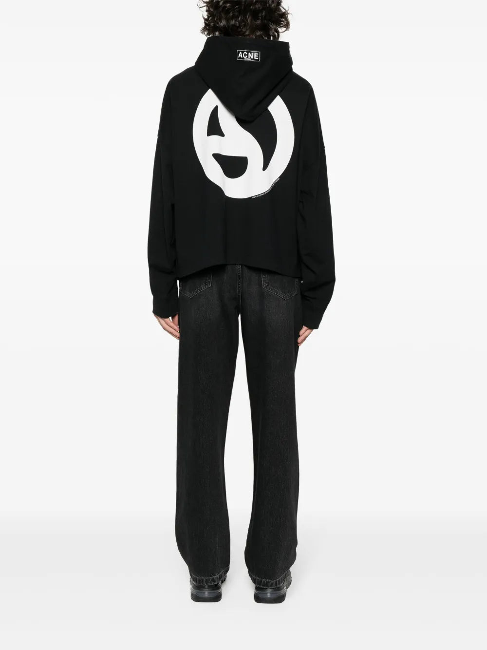 Acne Studios  graphic-print cotton hoodie
