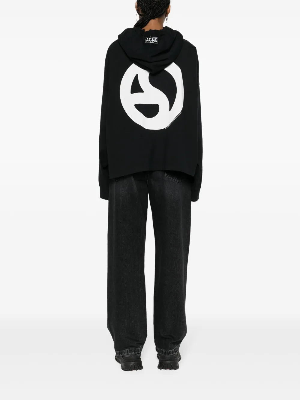 Acne Studios  graphic-print cotton hoodie