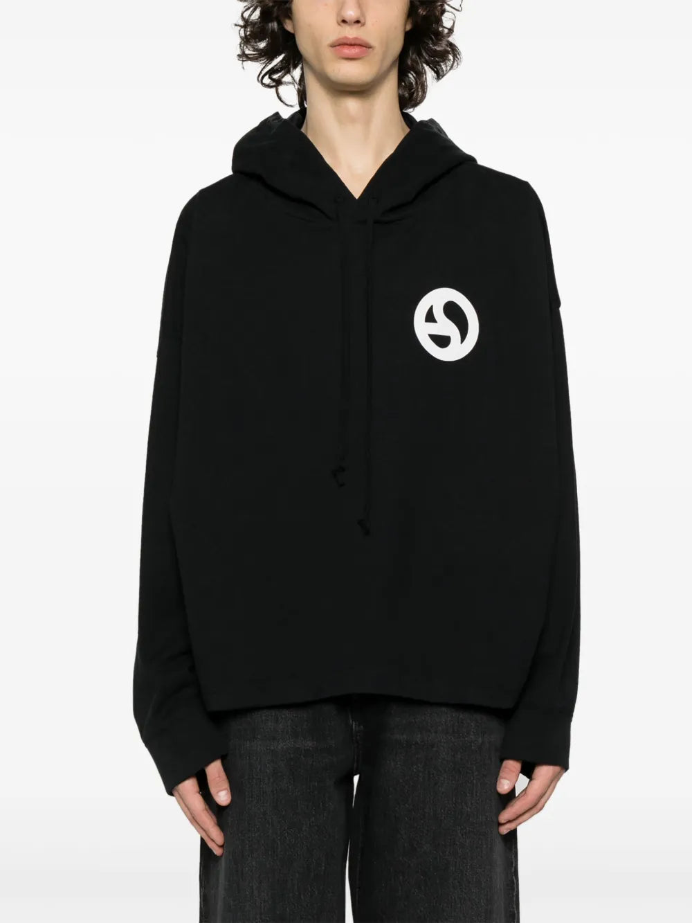 Acne Studios  graphic-print cotton hoodie