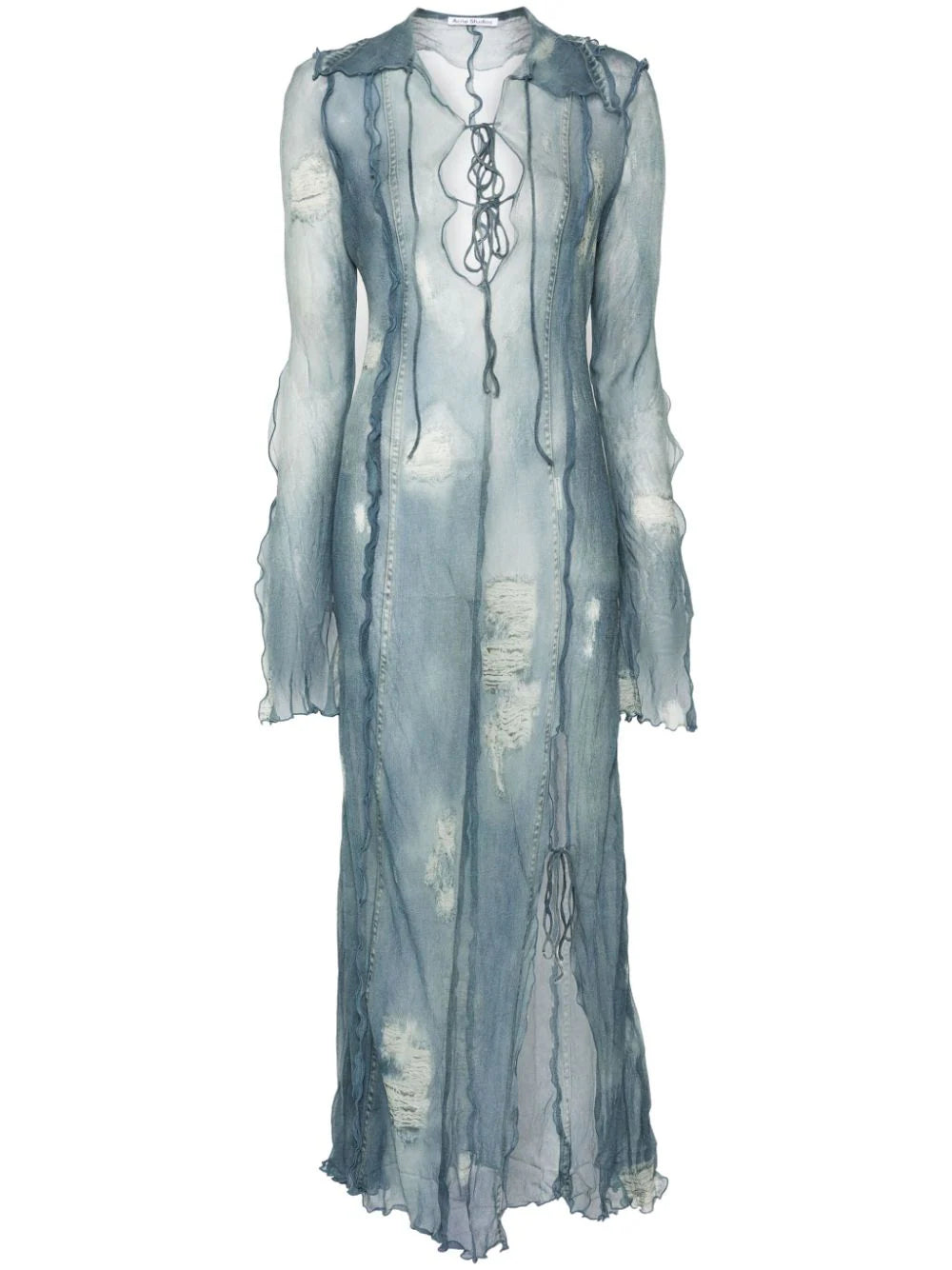 Acne Studios  trompe l'oeil-print dress