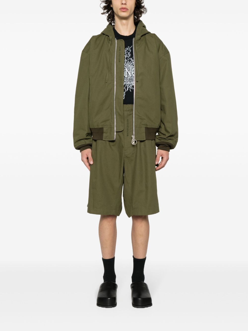 Acne Studios  ripstop padded hooded jacket