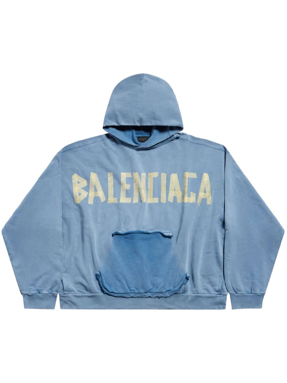 Balenciaga  logo-print cotton hoodie