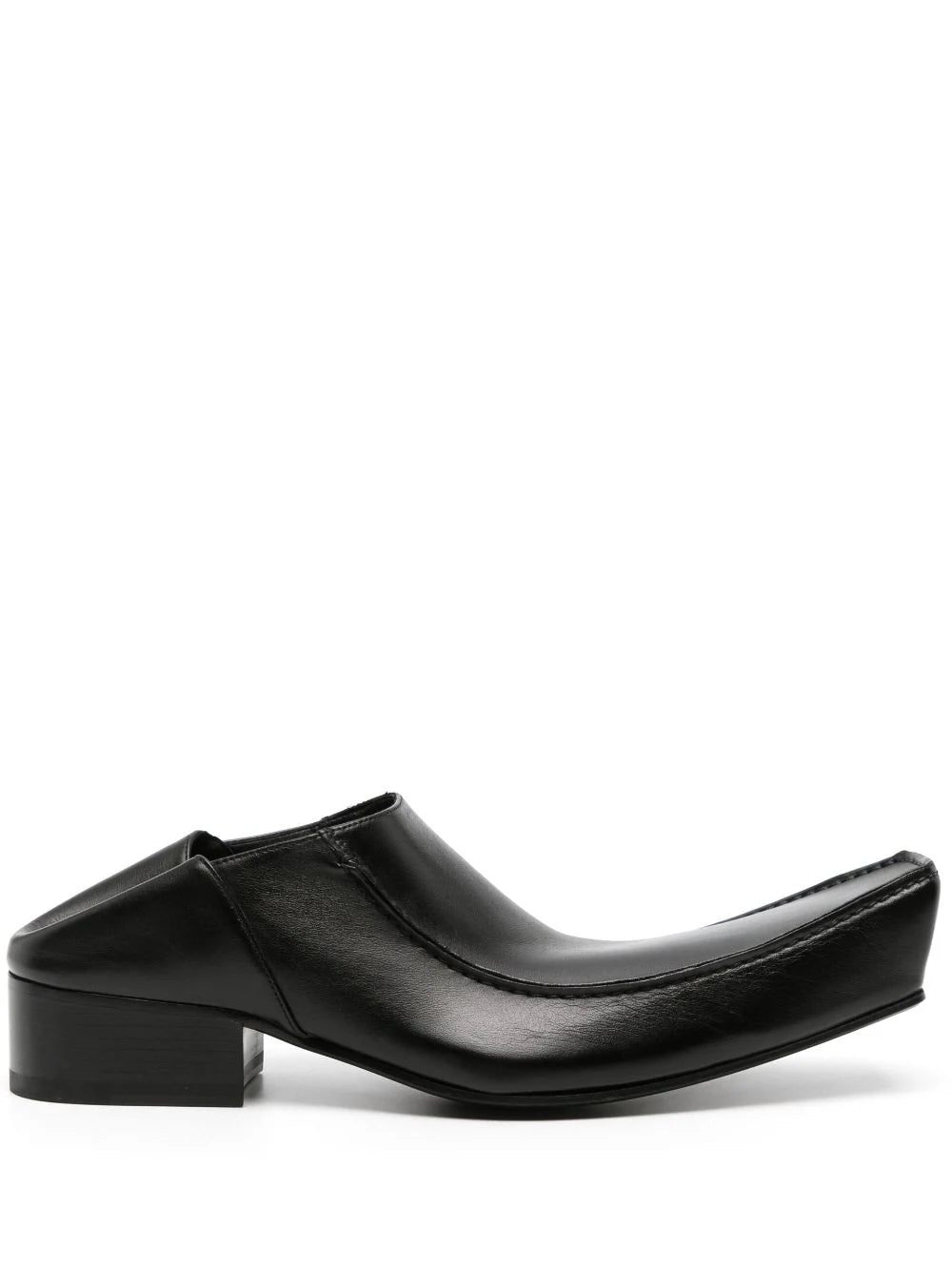 Balenciaga  Romeo elongated-toe leather mules