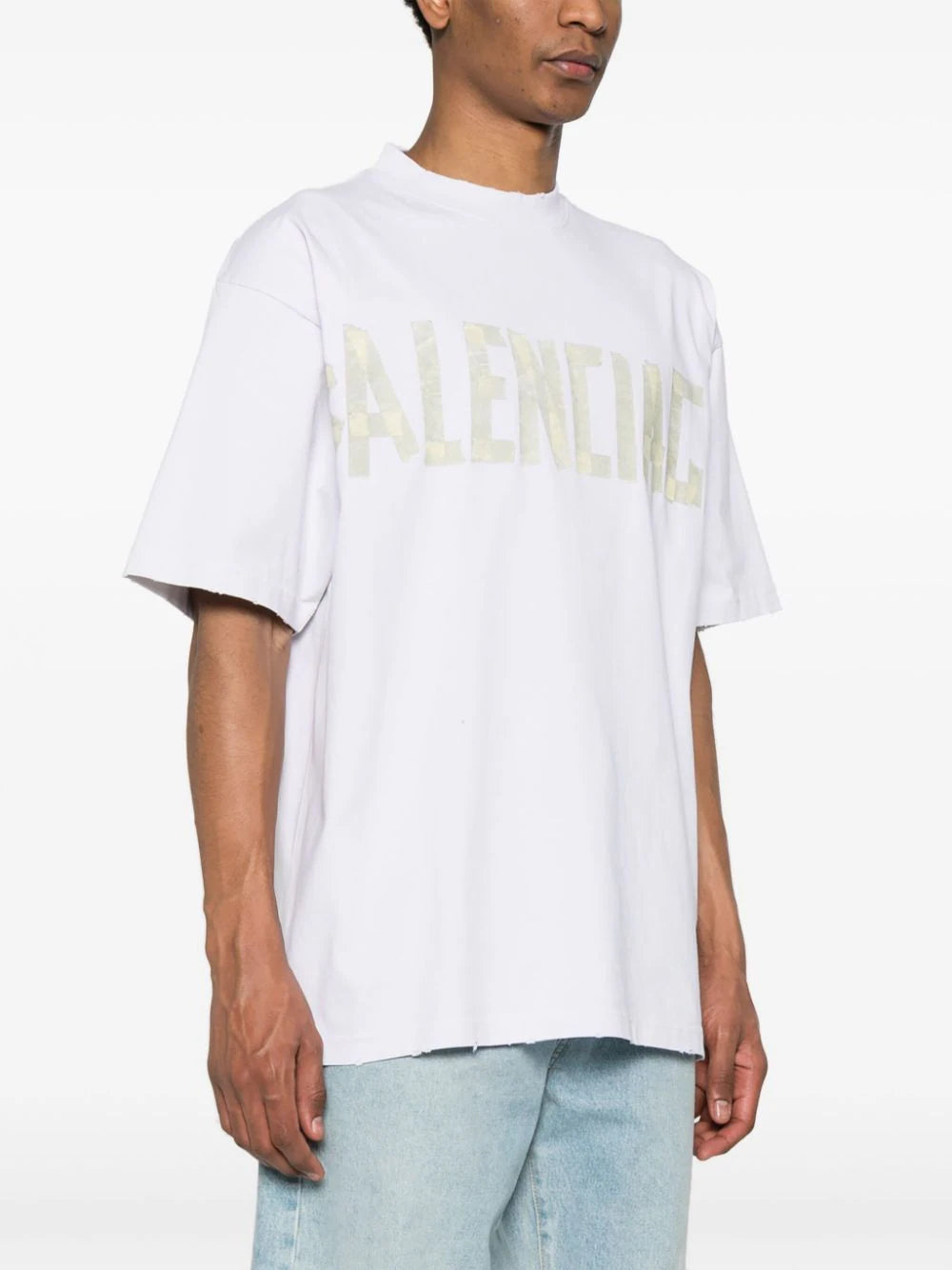 Balenciaga  Tape Type cotton T-shirt
