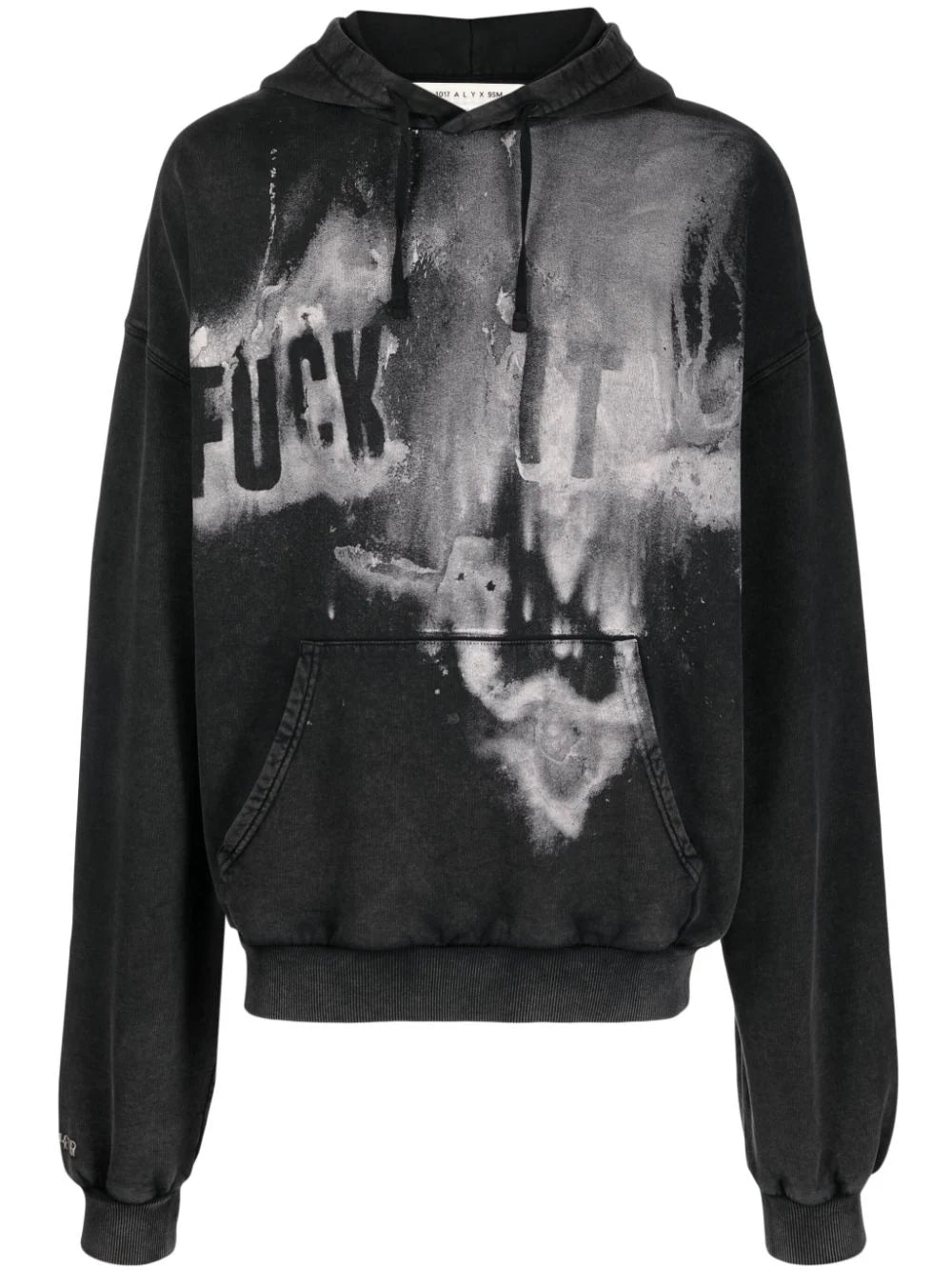 1017 ALYX 9SM  slogan-print cotton hoodie