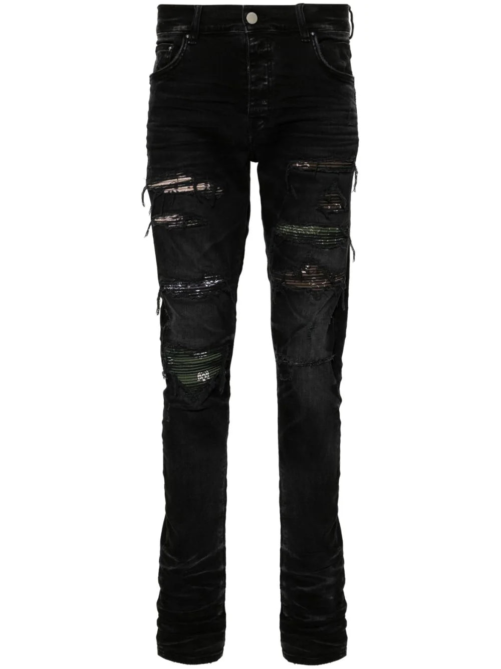 AMIRI  Trasher ripped skinny jeans