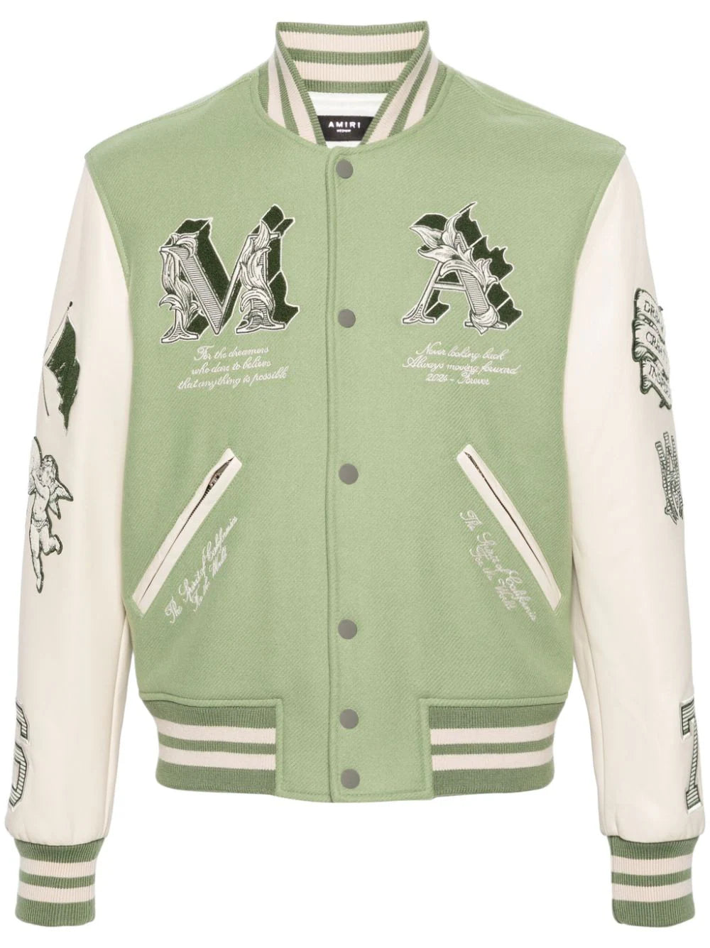 AMIRI  MA Angel varsity jacket