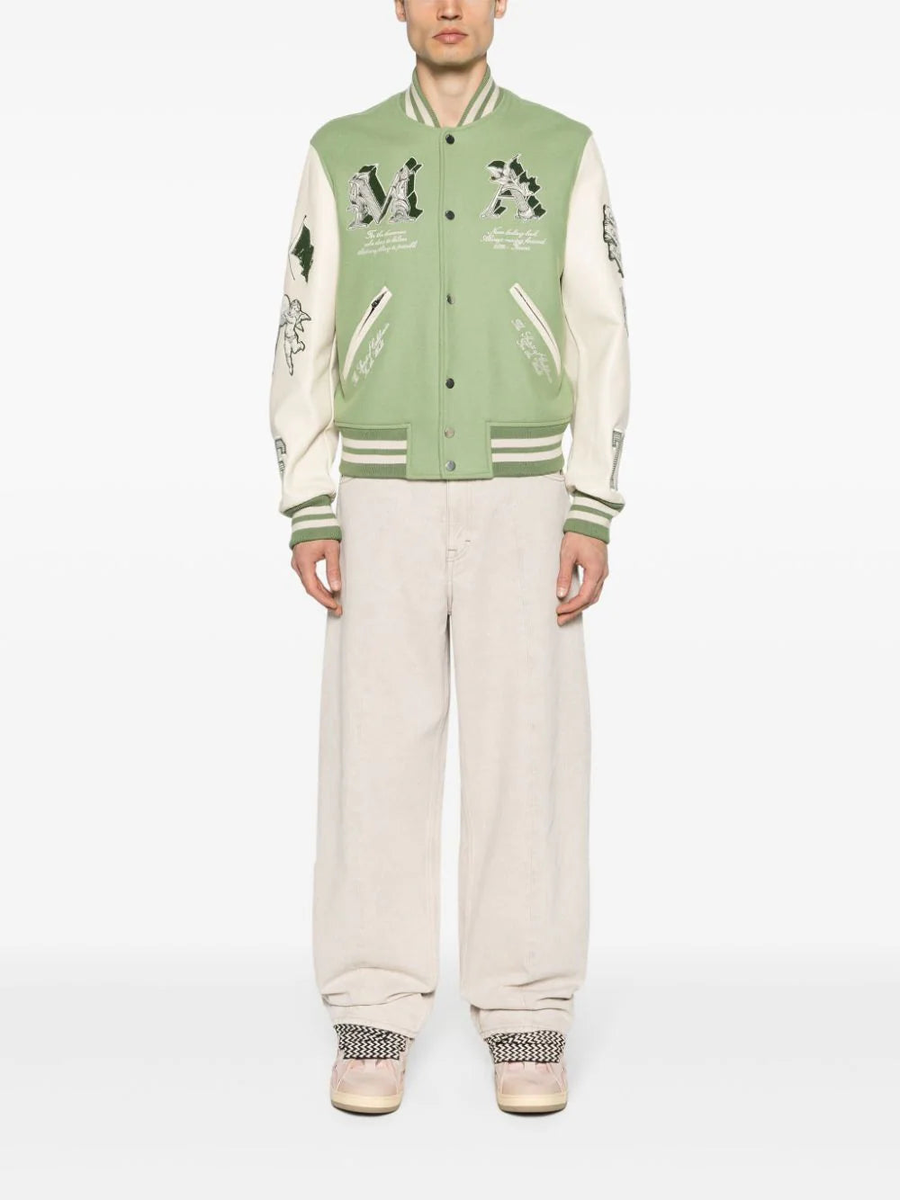 AMIRI  MA Angel varsity jacket