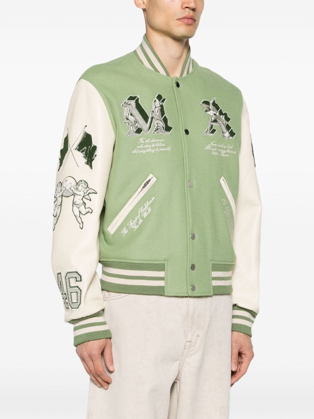 AMIRI  MA Angel varsity jacket