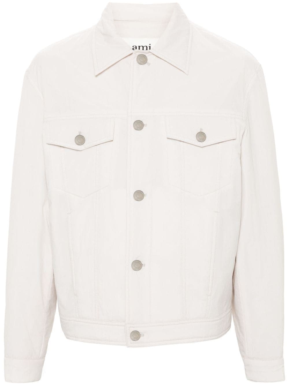AMI Paris padded buttoned jacket